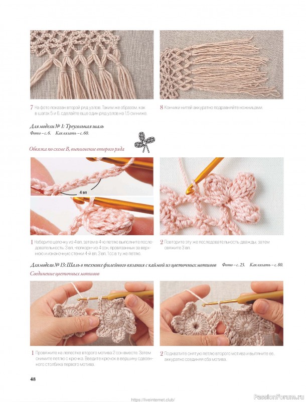 Вязаные проекты для детей в книге &laquo;Японские шали и палантины&raquo;.