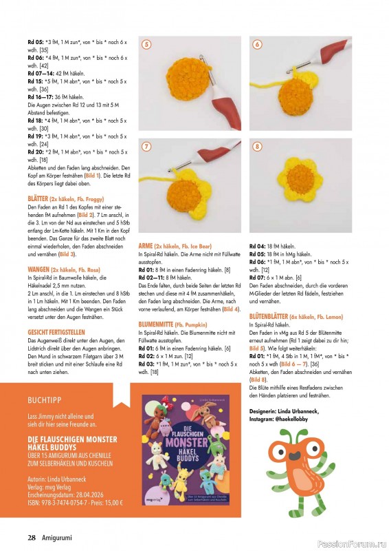 Вязаные проекты крючком в журнале &laquo;Amigurumi Magazin №26 2026&raquo;