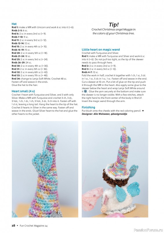 Вязаные проекты крючком в журнале «Fun Crochet Magazine №24 2025»