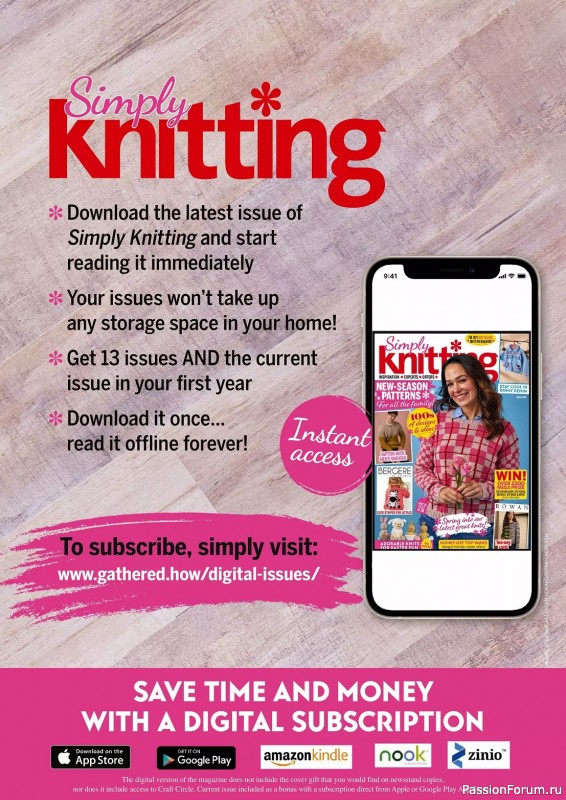 Вязаные проекты крючком в журнале «Simply Knitting №248 2024»