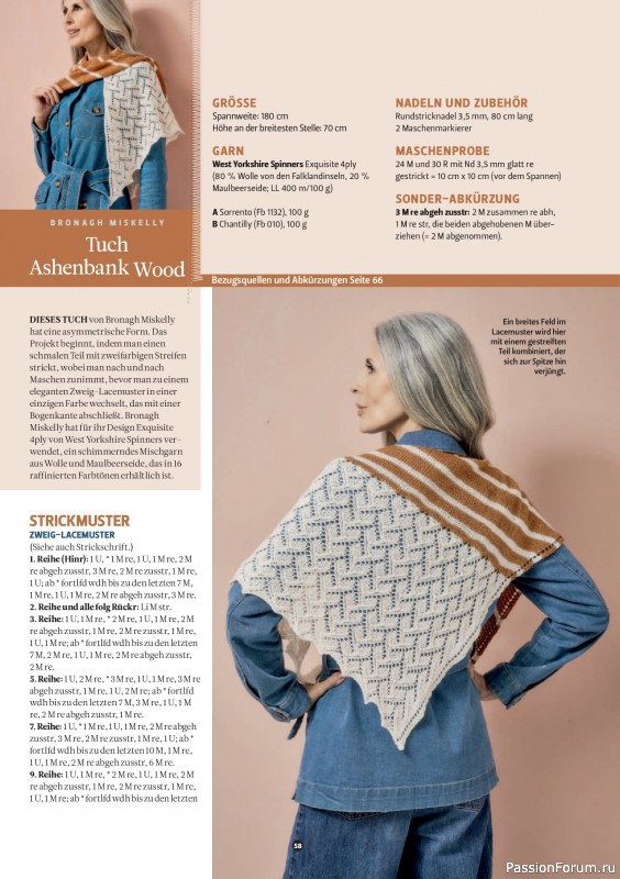 Вязаные проекты спицами в журнале &laquo;The Knitter №82 2026 Germany&raquo;