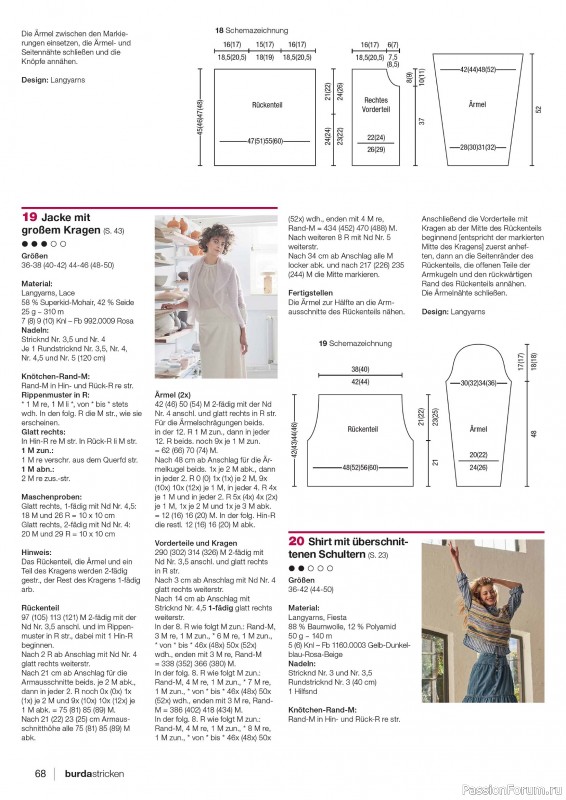 Вязаные проекты в журнале «Burda Stricken №1 2026»