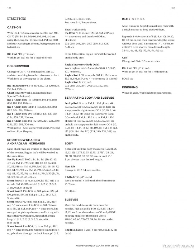 Вязаные проекты в журнале &laquo;Laine Nordic Knits 2024&raquo;. Продолжение