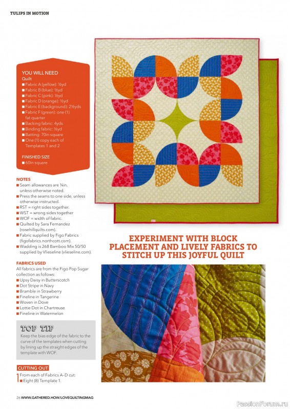 Коллекция проектов для рукодельниц в журнале «Love Patchwork & Quilting №165 2026»