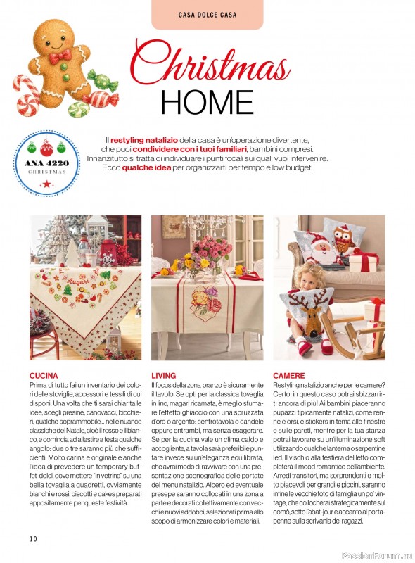 Коллекция проектов для рукодельниц в журнале &laquo;Mani di Fata - Speciale Natale №3 2026&raquo;