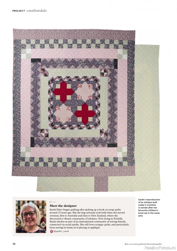 Коллекция проектов для рукодельниц в журнале «Todays Quilter №135 2025»
