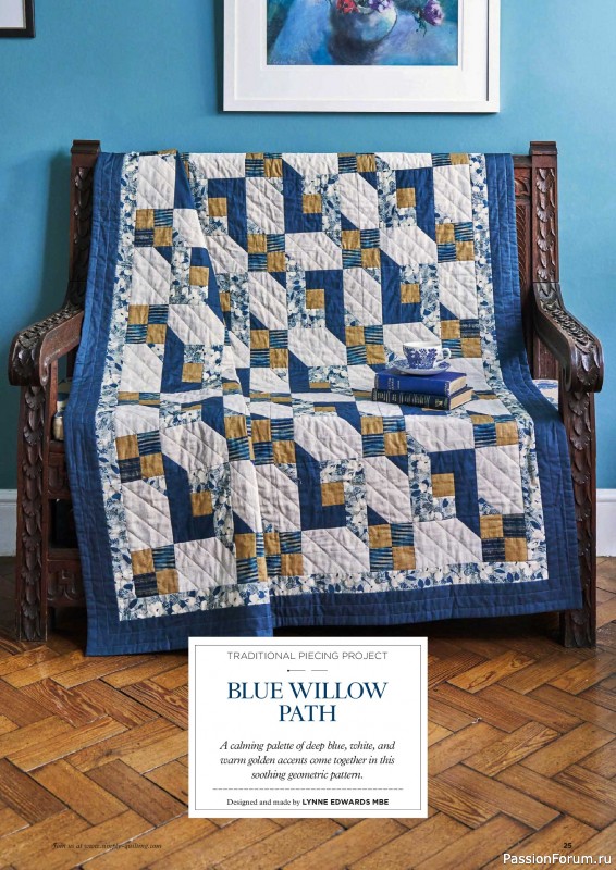 Коллекция проектов для рукодельниц в журнале «Todays Quilter №144 2026»