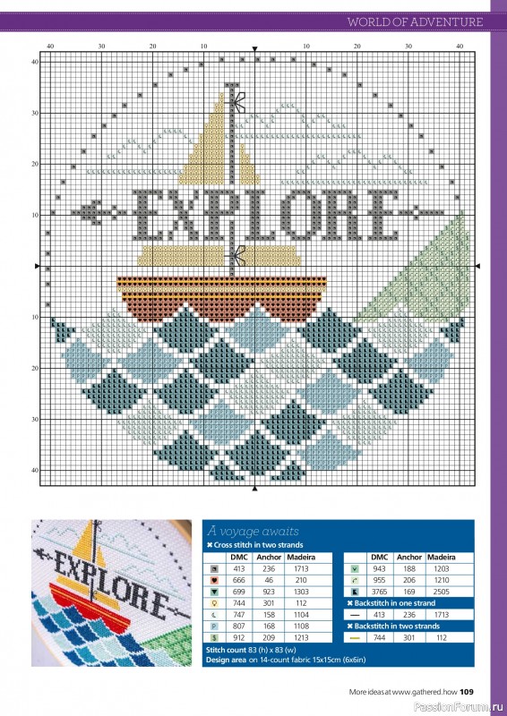 Коллекция вышивки в журнале «Ultimate CrossStitch Collection - Contemporary 2026»