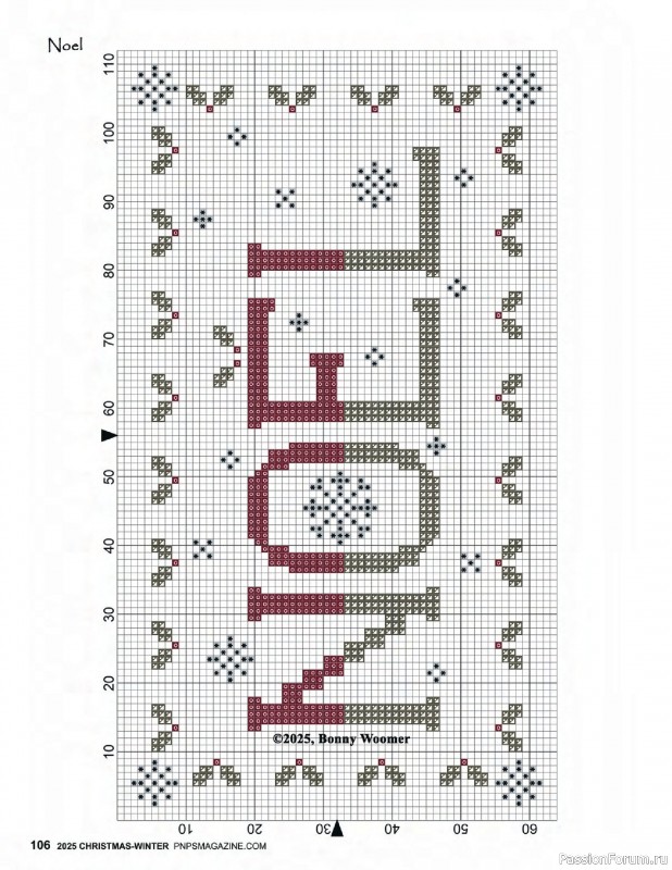 Коллекция вышивки в журнале «Punch Needle & Primitive Stitcher - Winter 2025»