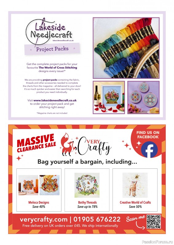 Коллекция вышивки в журнале &laquo;The World of Cross Stitching №372 2026&raquo;