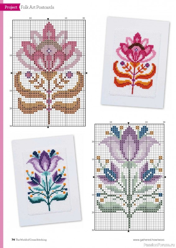 Коллекция вышивки в журнале «The World of Cross Stitching №373 2026»