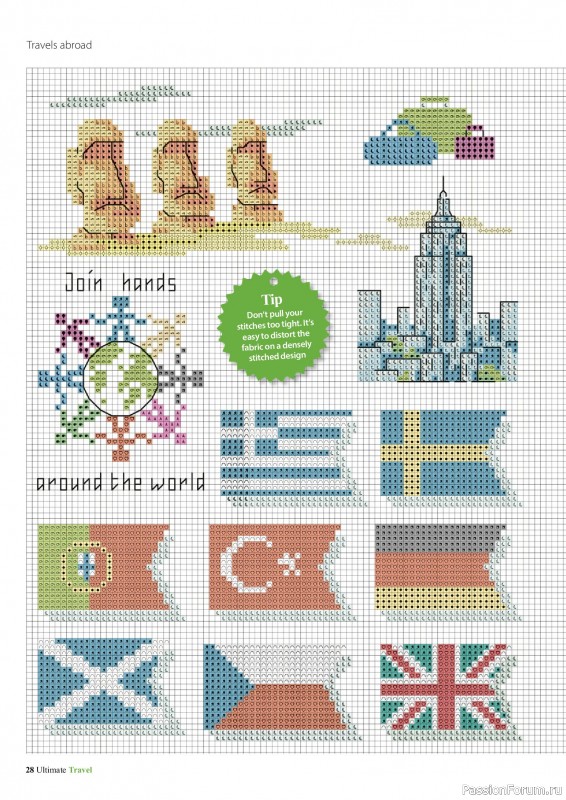 Коллекция вышивки в журнале &laquo;Ultimate Cross Stitch Travel 2026&raquo;