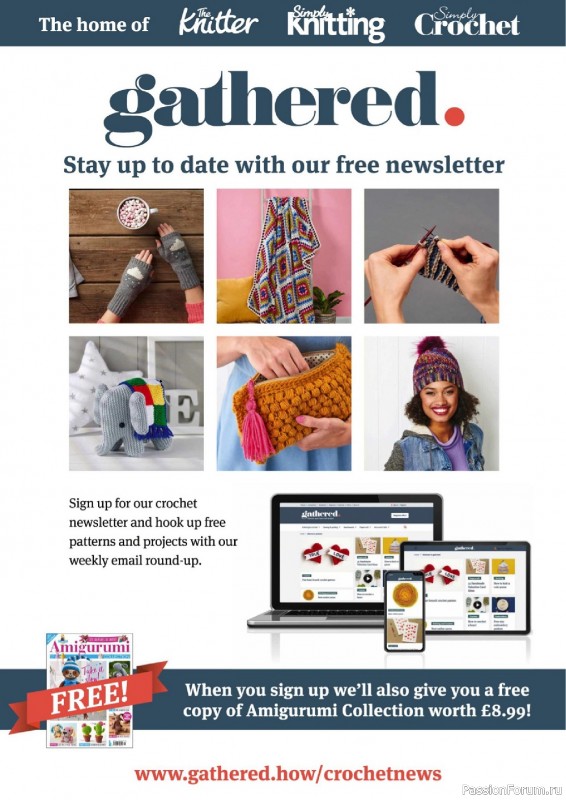 Вязаные модели крючком в журнале «Simply Crochet №127 2022»