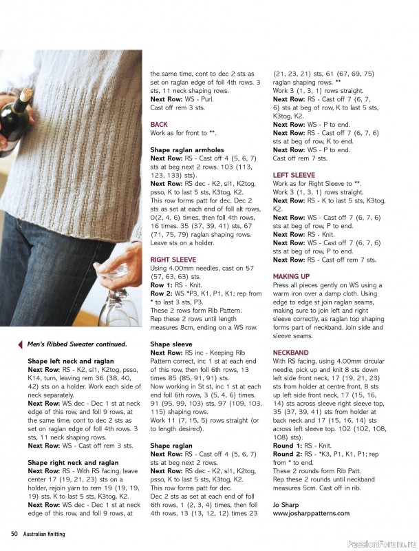 Вязаные модели спицами в журнале &laquo;Australian Knitting &ndash; Vol.17 №4 2026&raquo;