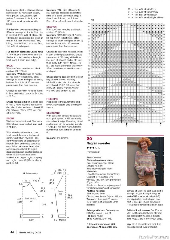 Вязаные модели в журнале «Burda Knitting №4 2022»