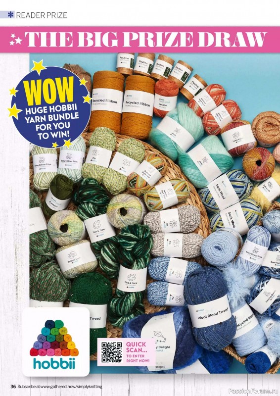 Вязаные проекты крючком в журнале «Simply Knitting №269 2025»