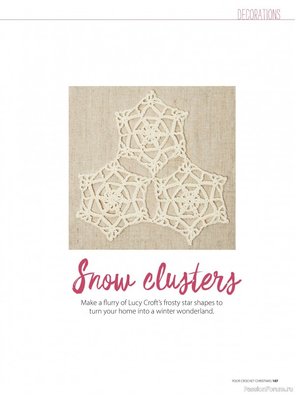 Вязаные проекты крючком в журнале «Your Crochet Christmas - 2025»