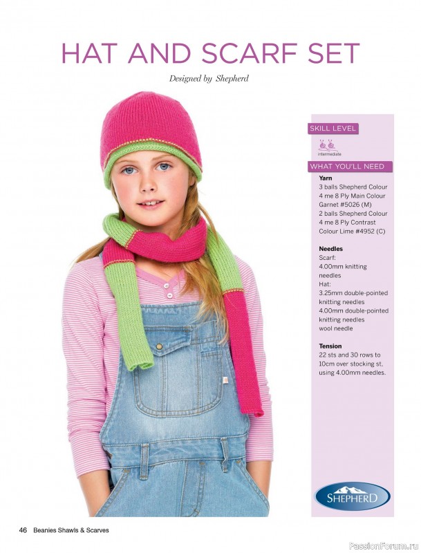 Вязаные проекты в журнале «Beanies Shawls & Scarves №6 2025»