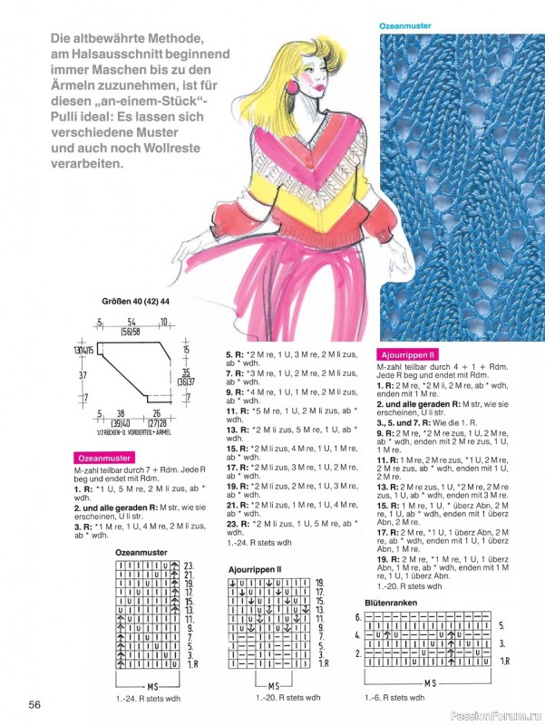 Вязаные проекты в журнале «Meine Strickmode MS114 2023»