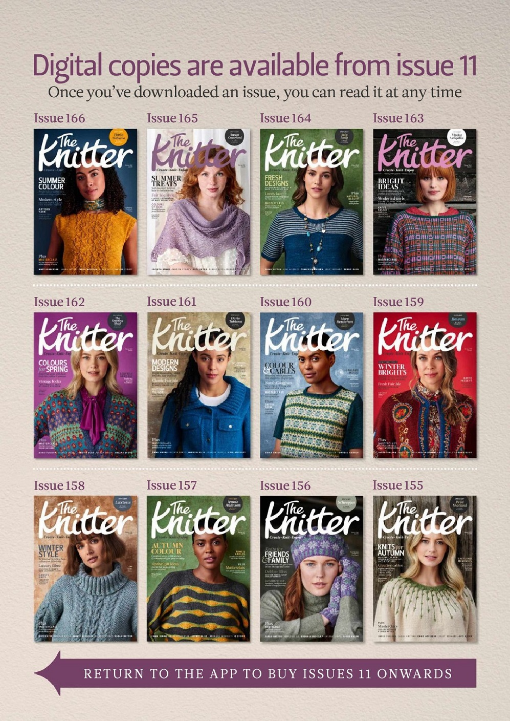Модели спицами в английском журнале "The Knitter" №171 2021