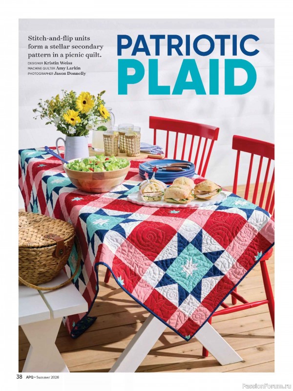 Коллекция проектов для рукодельниц в журнале &laquo;American Patchwork & Quilting №200 2026&raquo;