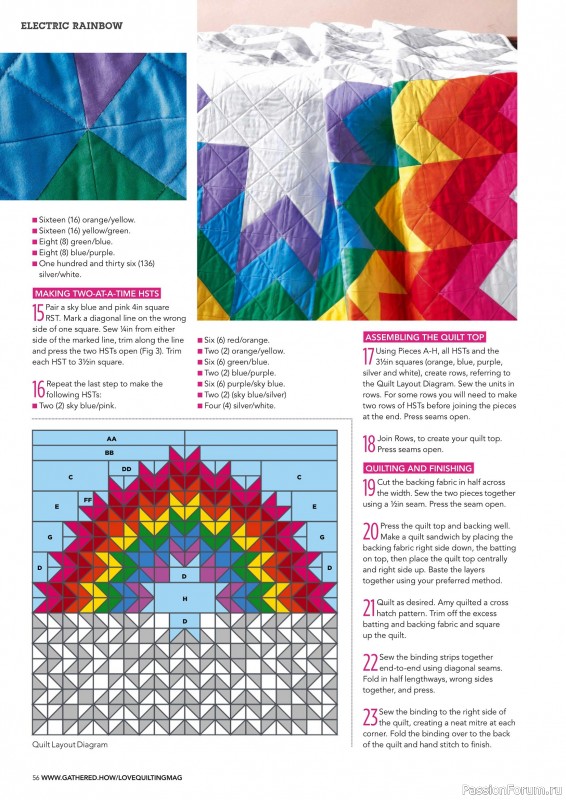 Коллекция проектов для рукодельниц в журнале «Love Patchwork & Quilting №154 2025»