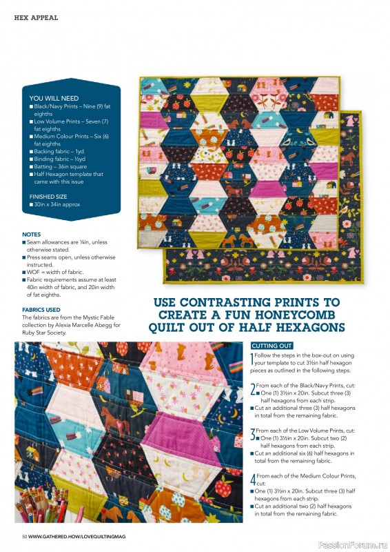 Коллекция проектов для рукодельниц в журнале &laquo;Love Patchwork & Quilting №160 2026&raquo;