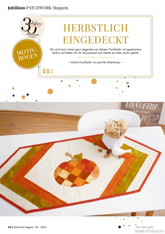 Коллекция проектов для рукодельниц в журнале &laquo;Patchwork Magazin №6 2026&raquo;