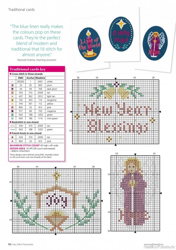 Коллекция вышивки в журнале «Cross Stitch Favourites - Christmas 2025»