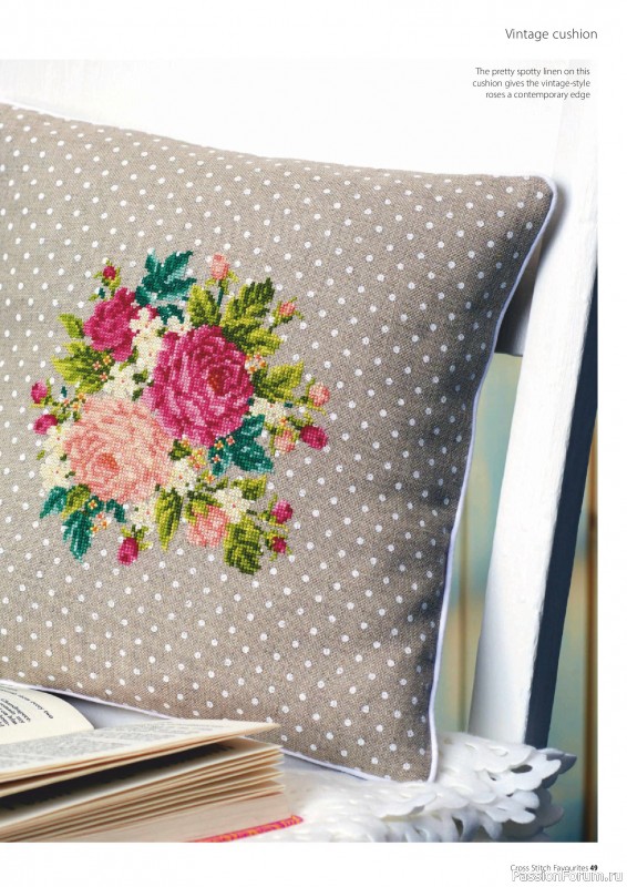 Коллекция вышивки в журнале «Cross Stitch Favourites - Flowers 2026»