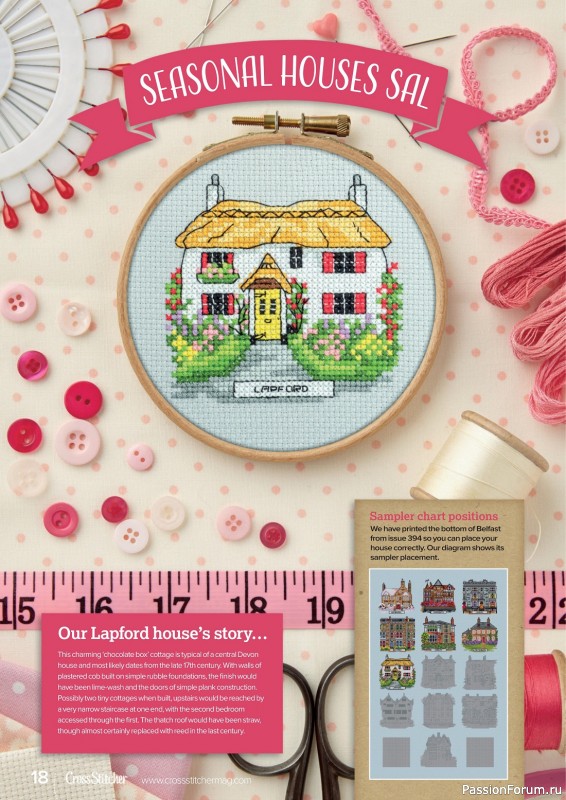 Коллекция вышивки в журнале «CrossStitcher №397 2023»