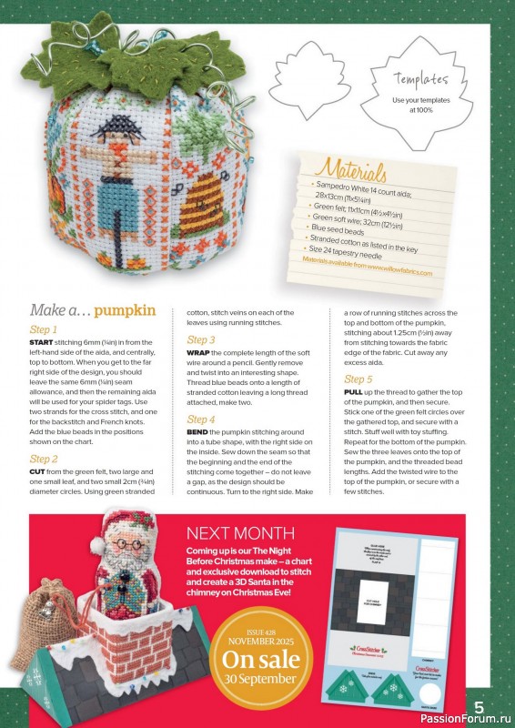 Коллекция вышивки в журнале «CrossStitcher №427 2025»