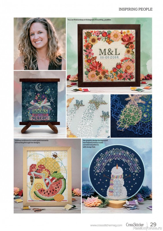 Коллекция вышивки в журнале «CrossStitcher №428 2025»