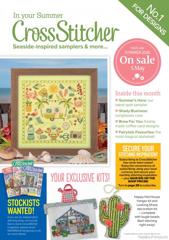 Коллекция вышивки в журнале &laquo;CrossStitcher №435 2026&raquo;