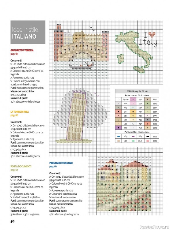 Коллекция вышивки в журнале «I Love Punto Croce №19 2022»