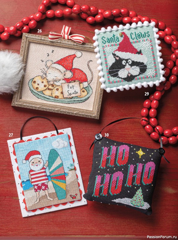 Коллекция вышивки в журнале «Just CrossStitch - Christmas 2026»