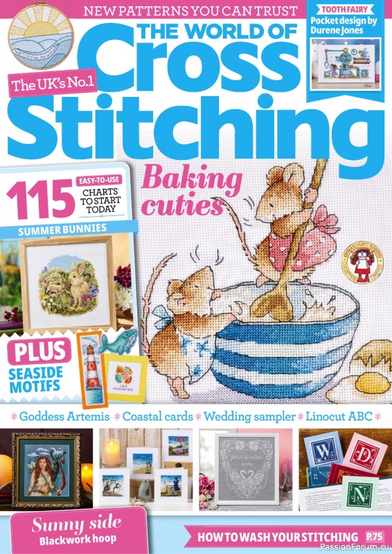 Коллекция вышивки в журнале «The World of Cross Stitching №374 2026»