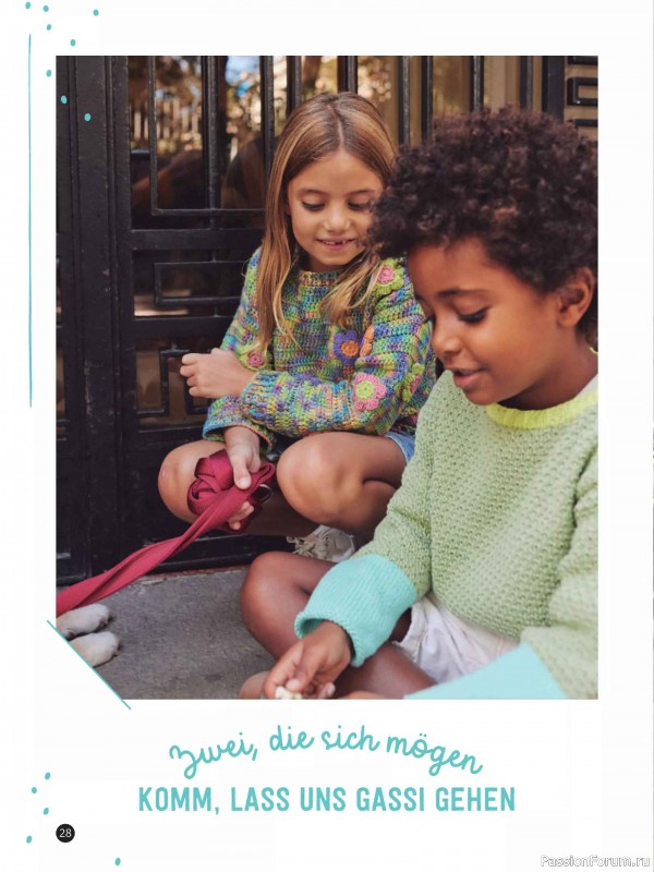 Вязаные модели для детей в журнале &laquo;Kinder Maschenmode №1 2026&raquo;