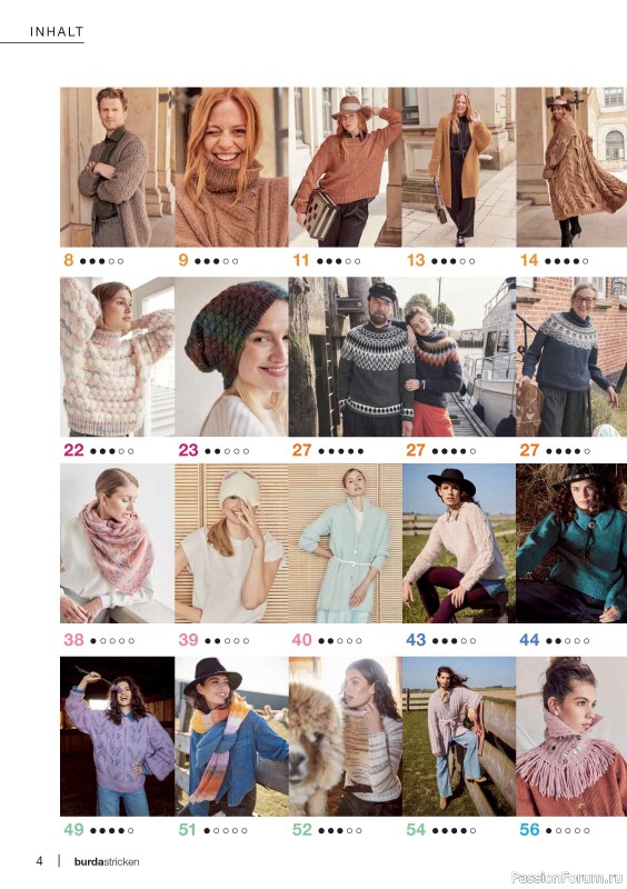 Вязаные модели в журнале «Burda Stricken №5 2023»