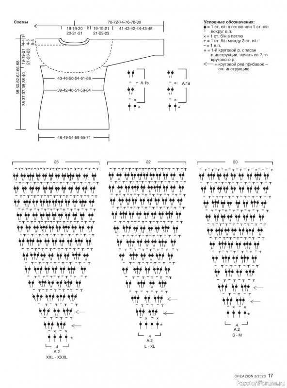 Вязаные модели в журнале «Creazion №3 2023»