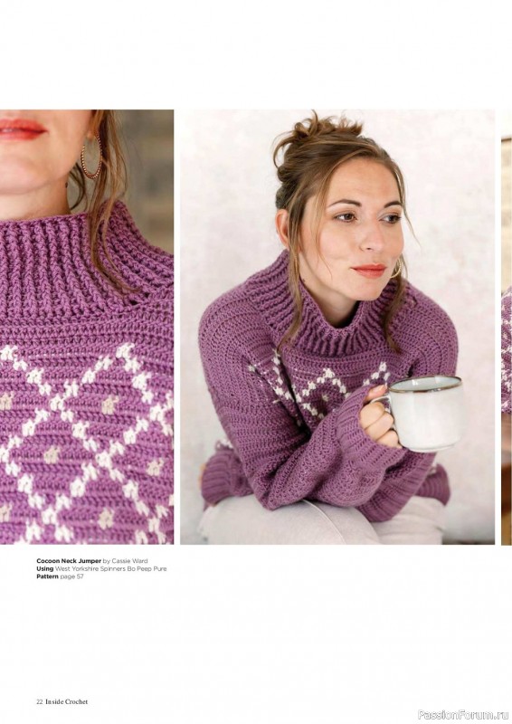 Вязаные проекты крючком в журнале «Inside Crochet №152 2022 »