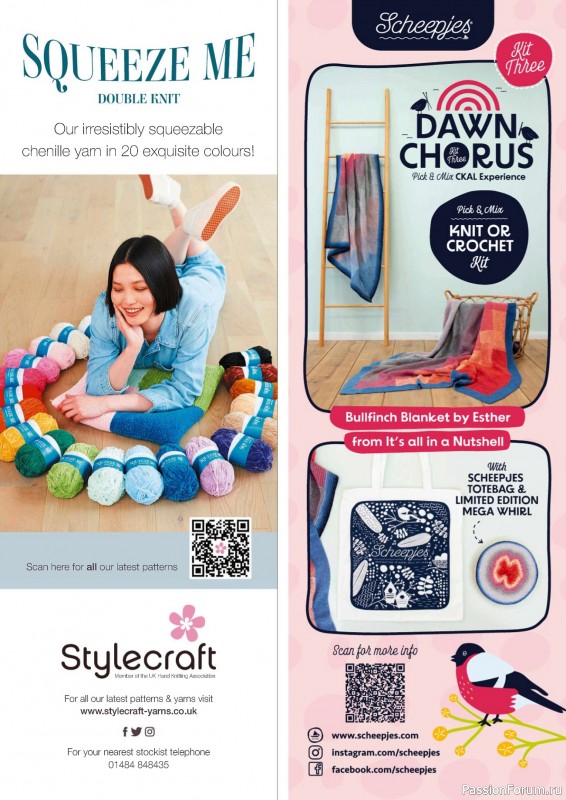 Вязаные проекты крючком в журнале «Simply Crochet №150 2024»