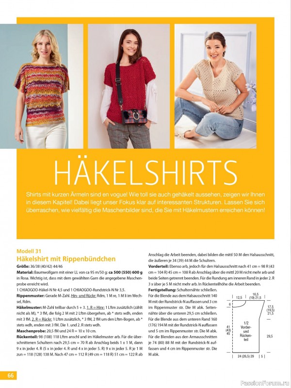 Вязаные проекты спицами в журнале &laquo;Hundert Seiten voller Ideen №2 2026&raquo;