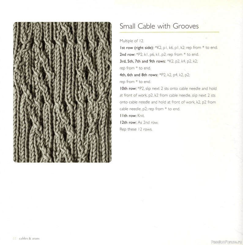 Вязаные проекты в книге &laquo;Cables & Aran Stitches-250 to Knit&raquo;