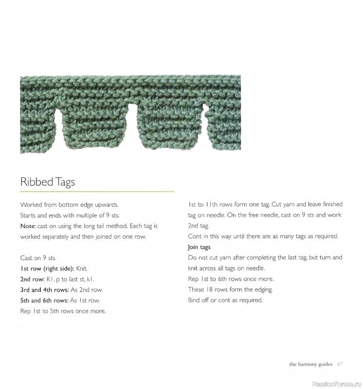 Вязаные проекты в книге &laquo;Knit Edgings & Trims 150 Stitches&raquo;.