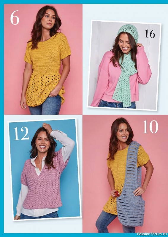 Вязаные проекты крючком в журнале «Crochet Now №91 2023»