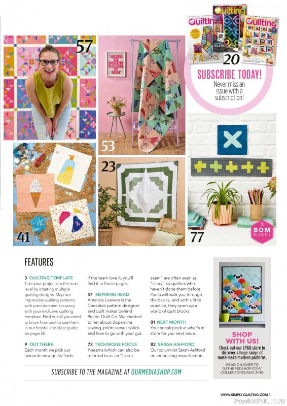Коллекция проектов для рукодельниц в журнале &laquo;Love Patchwork & Quilting №166 2026&raquo;