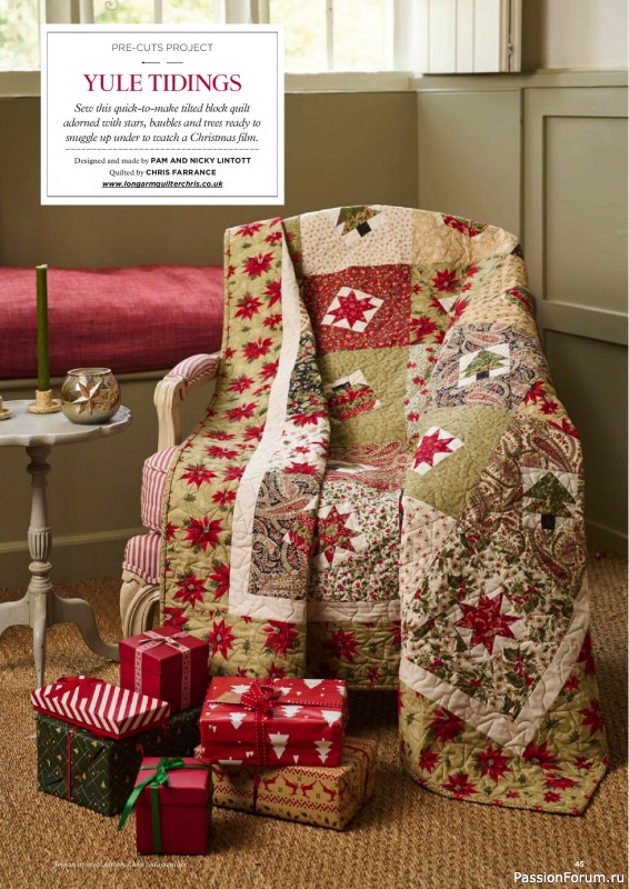 Коллекция проектов для рукодельниц в журнале «Todays Quilter №133 2025»