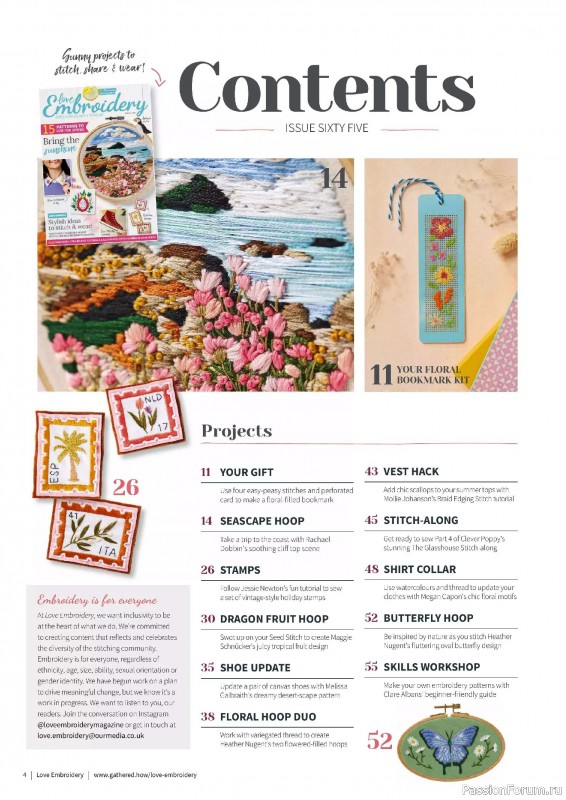 Коллекция вышивки в журнале «Love Embroidery №65 2025»
