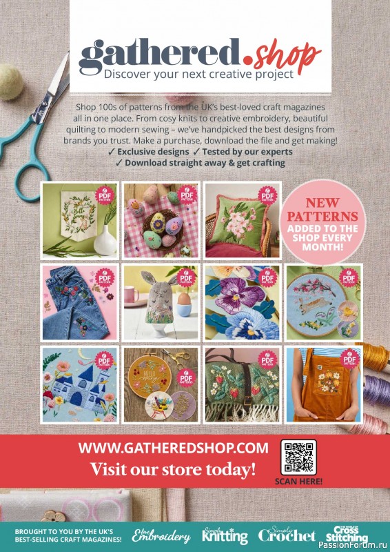 Коллекция вышивки в журнале &laquo;Love Embroidery №78 2026&raquo;